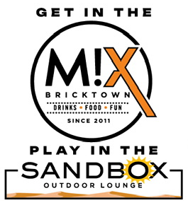 Get in the M!X. Play in the SANDBOX Outdoor Lounge